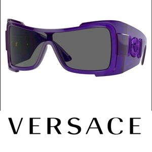 Versace 4451 Purple Wide Frame Sunglasses